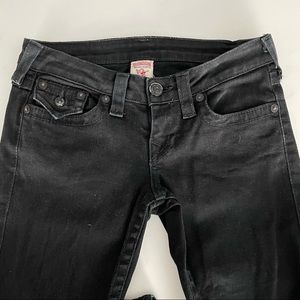 True Religion TALL Black Skinny Jeans 34 inch inseam